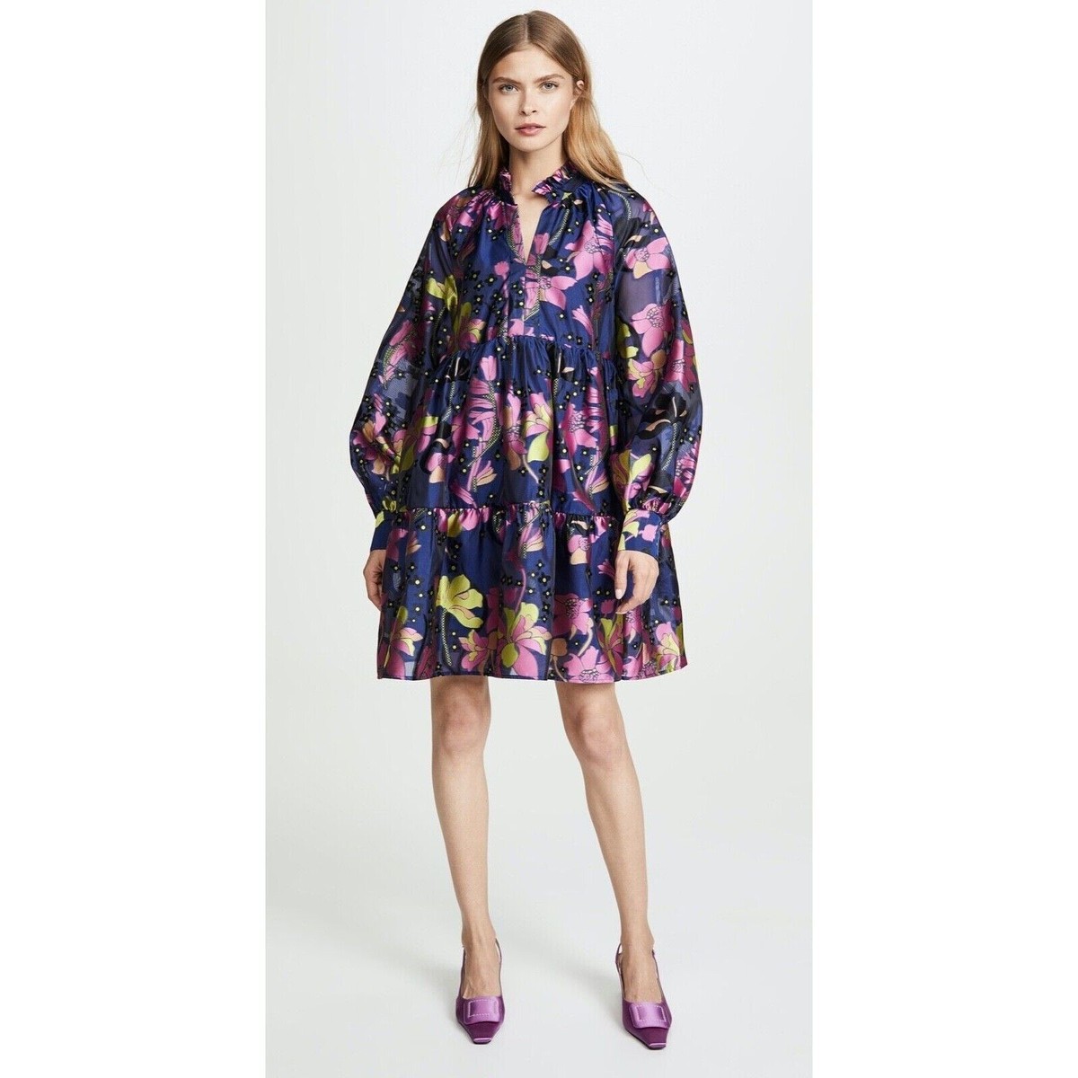 stine goya purple dress Stine Goya Noelia Sequin Embellished Orchid Purple Mini Dress  House Of  Huntington