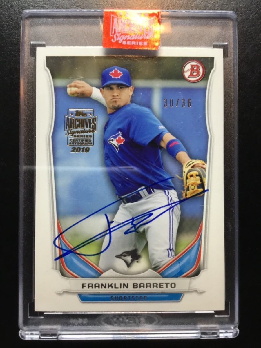 2019 Topps Archives Signatures Franklin Barreto Auto #