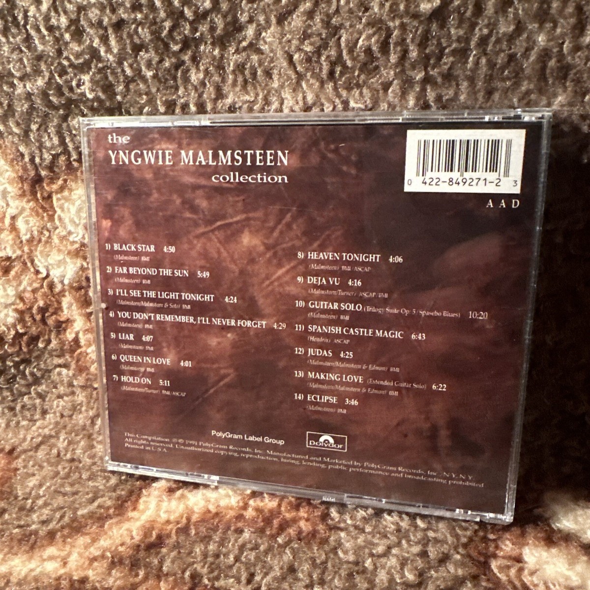 The Yngwie Malmsteen Collection (CD, 1996, PolyGram The Yngwie Malmsteen Collection (CD, 1996, PolyGram