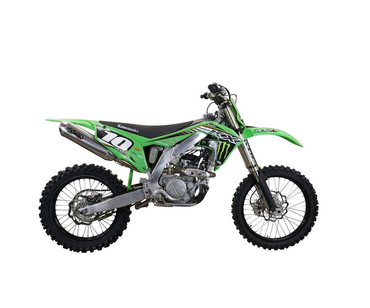 Full System Exhaust GPR Pentacross Inox Racing Kawasaki Kx 250 F 2021 2023