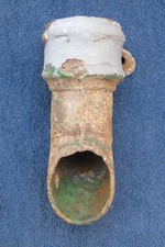 VINTAGE | CAST IRON RAINWATER DOWNSPOUT DOWNPIPE | EARED SHOE OUTLET | 2½" INCH