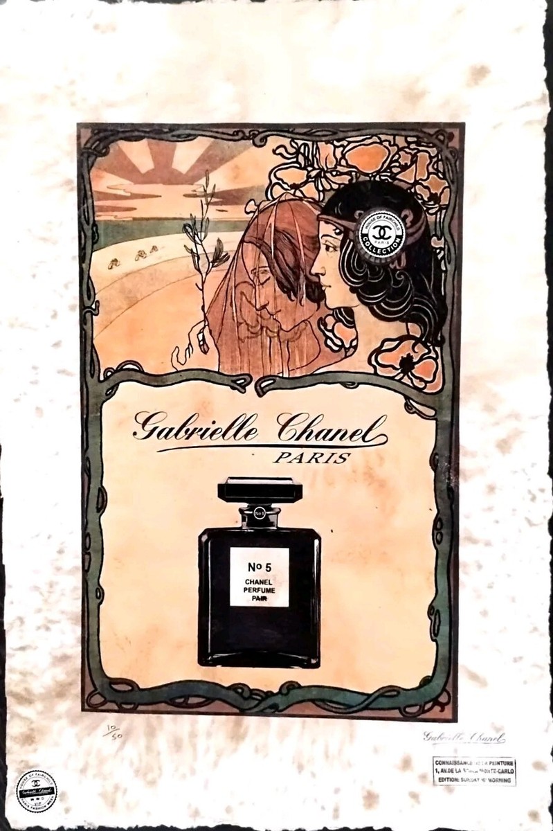 CHANEL Limited Edition 22'x 15'x Hand Signed Fairchild Paris