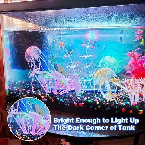 Aquarium Fish Tank Submersible LED Light Lamp Tube Bar White & Blue UK Plug HOT - Picture 8 of 27