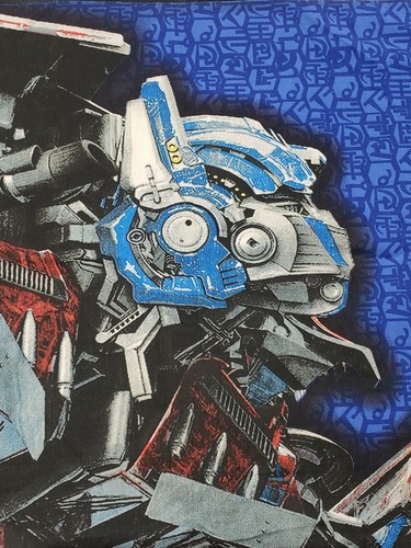 2 Funda de almohada estándar Franco Hasbro Transformers azul rojo negro llamas - Imagen 5 de 10