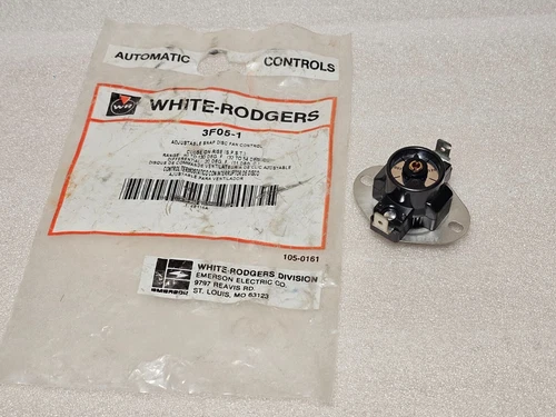 WHITE-RODGERS 3F05-1, 3/4" Snap Disc Fan Control, Temperature Range 90° - 130° F