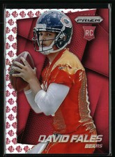 David Fales 2014 Panini Prizm #300 NFL Shield Prizm #/75 Chicago Bears Rookie