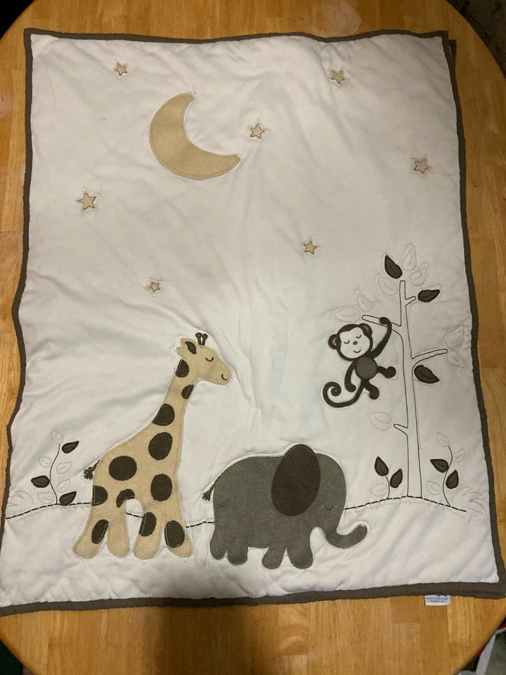 ПОСТЕЛЬНОЕ БЕЛЬЕ ДЛЯ БЛИЗНЕЦОВ — 12 шт., гендерно нейтральное детское постельное белье / сафари — по два! - Изображение 2 из 4