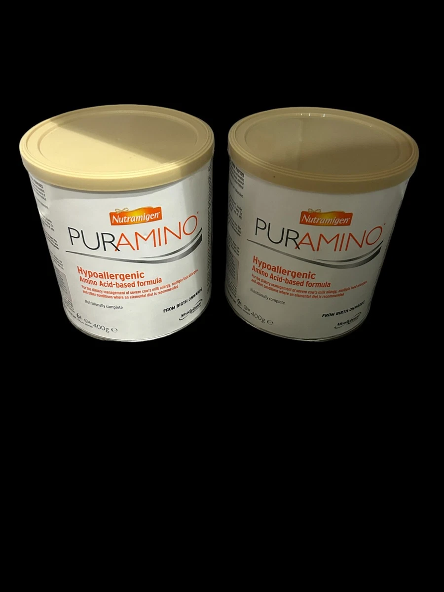 2 x Nutramigen Puramino Hypoallergenic Baby Formula 400g 01 09