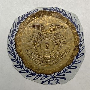 INTERESTING BLOOD AND FIRE SALVATION ARMY GOLDEN SEAL