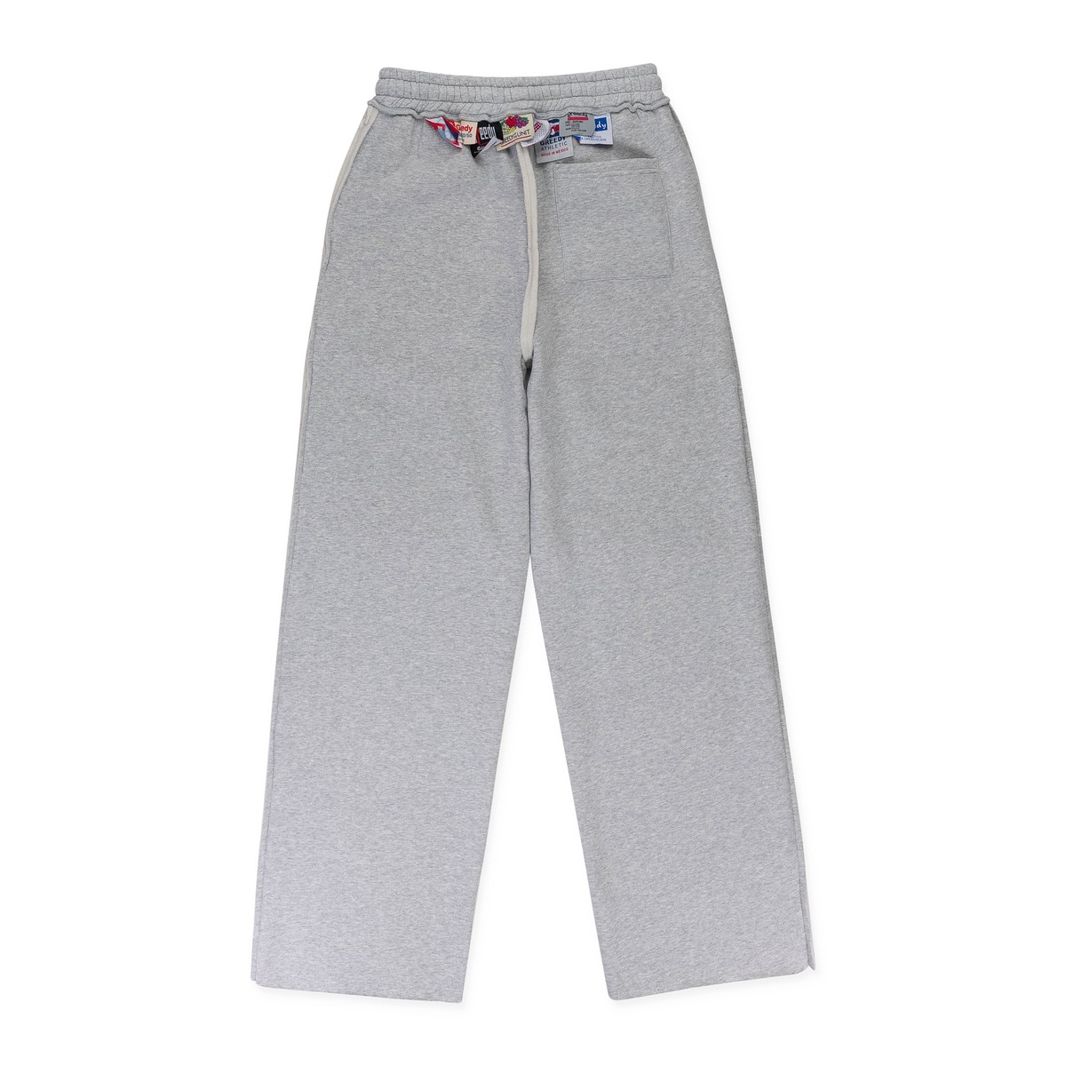 NWT GREEDY UNIT GREY MULTI TAG SWEATPANTS SIZE L $125