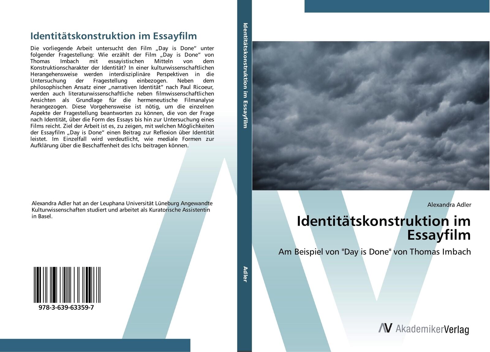 Thumbnail - Identitätskonstruktion Essayfilm Alexandra Adler Taschenbuch Paperback
