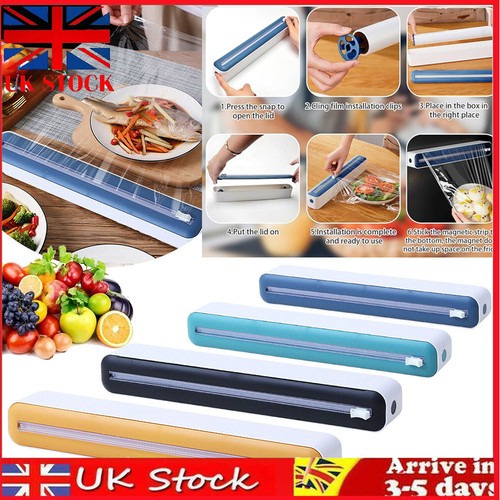 Kitchen Food Wrap Holder Wrap Dispenser Cling Film Dispenser Tin Foil
