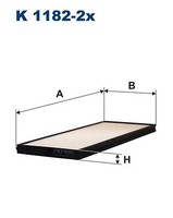 Filtron K 1182-2X Filter, Innenraumluft FÜR Hyundai