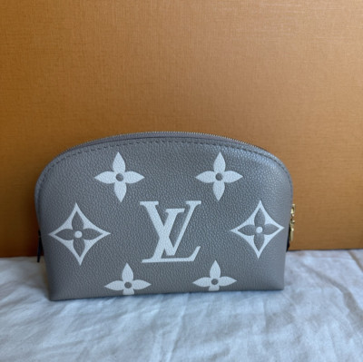 LOUIS VUITTON Bi-Color Pochette Cosmetic PM Cosmetic Pouch