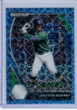 2021 Panini Prizm Draft Picks Prizm Carolina Blue Velocity Dayton Dooney #PDP169