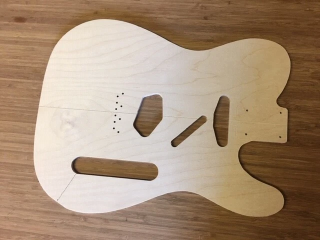 Birch cheap guitar body