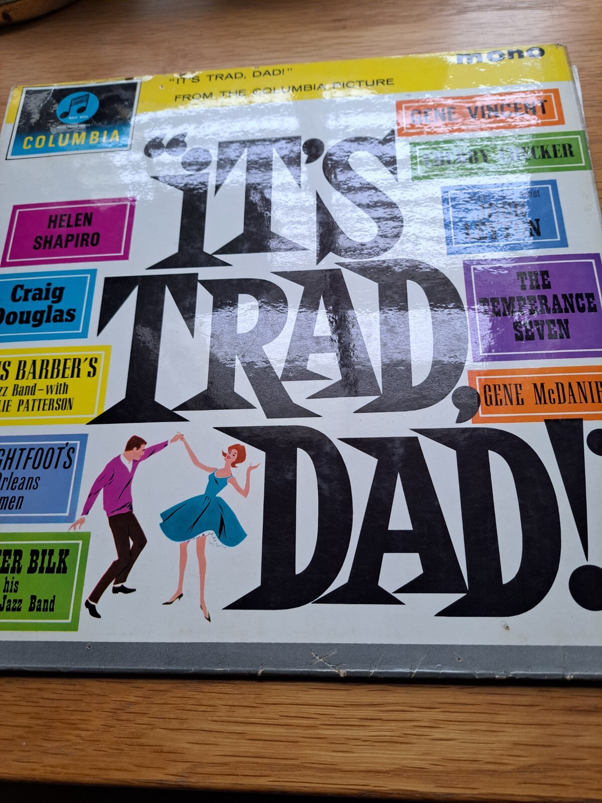 Gene Vincent etc: “It’s Trad Dad!”; UK Columbia mono LP in VG condition