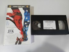 Jfk Case Open Oliver Stone Kevin Costner VHS Tape Spanish