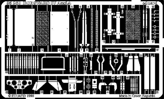 Eduard 35261 brass photo etched 1/35 Borgward IV Ausf. A 1/35 for dragon kit