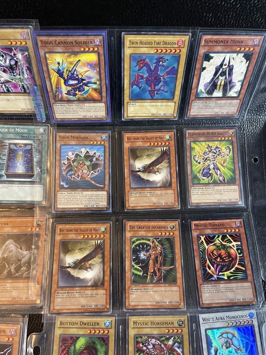 Yugioh! 1996 Lot 72 Cards 1st Ed Rare Foil Limited Mixed Set
