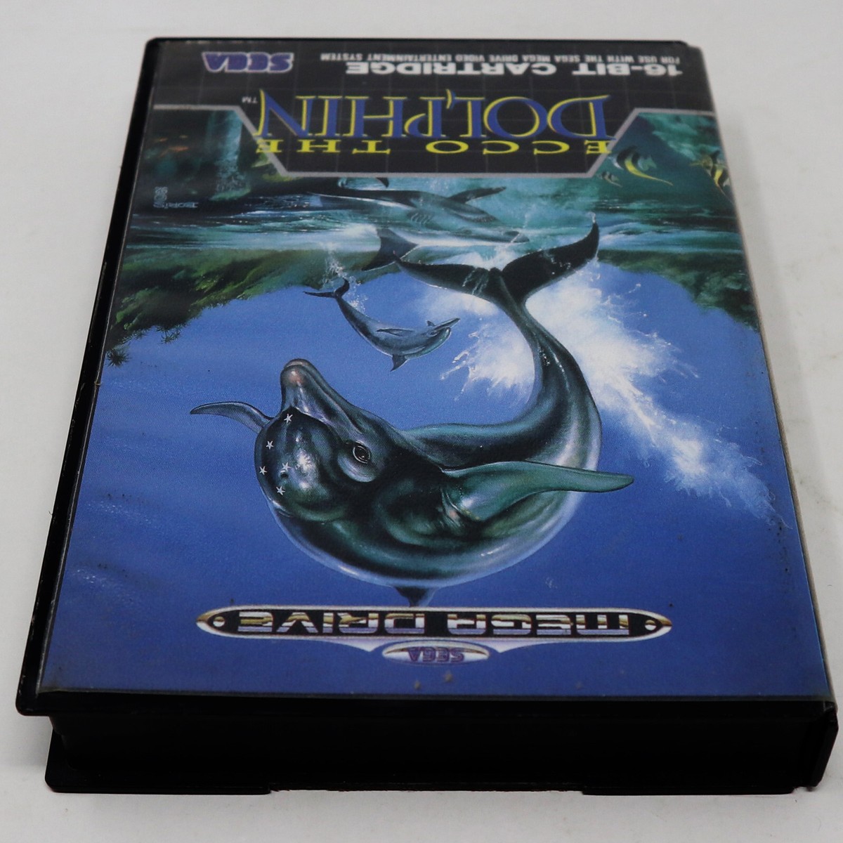 VINTAGE 1992 90s SEGA MEGA DRIVE MEGADRIVE ECCO THE DOLPHIN