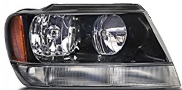 Headlight main headlight right HB3+HB4A for Jeep Grand Cherokee 2002-2004