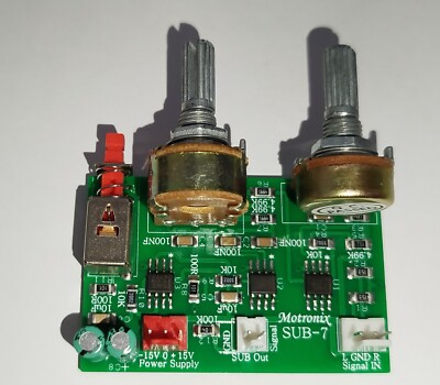 Subwoofer Low Pass Filter with Phase control Freq. 45Hz~250Hz SUB-7