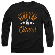 University of Findlay Adult Long Sleeve T-Shirt Oilers, Black, S-3XL