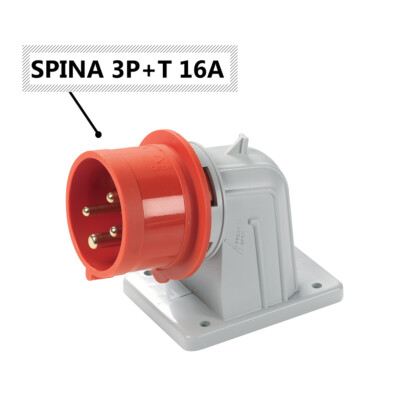 Presa Industriale Da Incasso Rosi 16A/32A 2P+T 3P+T 3P+N+T 220V/380V IP54/IP67
