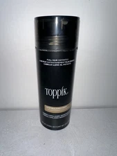 TOPPIK Hair Building Fibers LT Brown 55g/1.94oz FREE SHIPPING