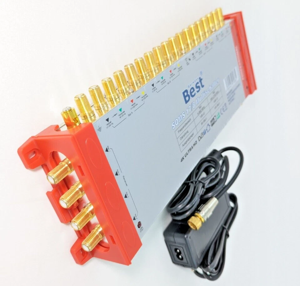 BEST Multiswitch Multischalter 17/8  DIGITAL HD 4K, 8 Teilnehmer, UltraHD 3D NEU - Bild 4 von 4