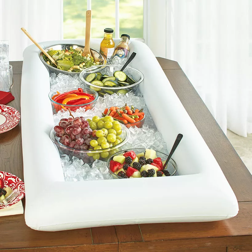 Inflatable salad sale bar buffet