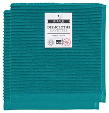 Now Designs Ripple Dishcloth - Peacock Blue (Set of 2)