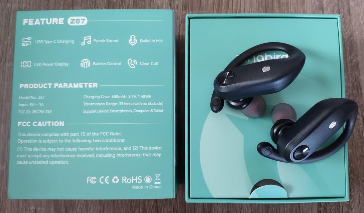 ZINGBIRD Z67 Ear Buds Headphones Wireless Earbuds Over Ear ZINGBIRD Z67 Ear Buds Headphones Wireless Earbuds Over Ear