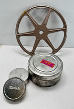 movie reel Kodak Undeveloped Plus X Pan film 8mm Canister empty 3" can vint