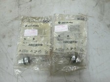 Allen Bradley Flush Push Button Black 800FM-F2 Lot of 2 NIB 