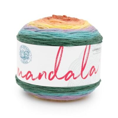  Mandala, Multicolor Yarn for Knitting, Crochet and Crafting 1 Pack Doxy
