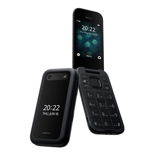 Nokia 2660 Flip Dual SIM 2.8"TFT LCD 0.3MP FM radio 1450mAh Phone By FedEx - Afbeelding 3 van 4