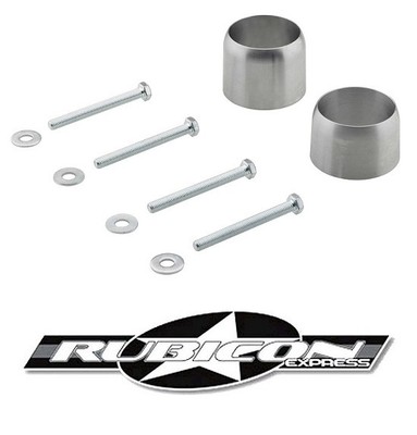Rubicon Express Exhaust Spacer Kit For Lifted 2012-2018 Jeep Wrangler JK RE4532