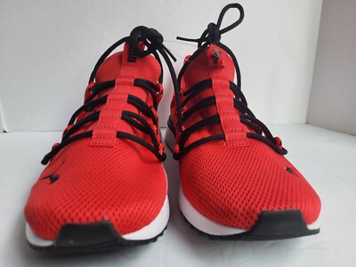 Puma Men\'s Pacer Web Red Black 386818-02 Sneakers Casual Size 11 Puma Mens Pacer Web 386818-02 Red Casual Shoes Sneakers Size  main image 4