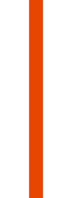 Full Size 3/4 inch Orange Red Football Helmet Stripe - 20 mil 3M