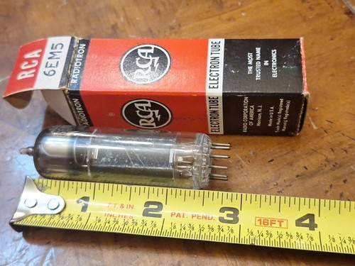 6EM5 Vintage Vacuum Tube - USA Made - RCA Box - Label On Tube Missing - Picture 10 of 14