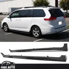 Fits 11-17 Toyota Sienna XL30 Le Xle Only Side Skirts Rocker Panels MP Style ABS