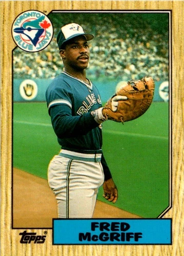 1987 Topps Traded Tiffany Set-Break Fred McGriff #74T Near Mint or Better