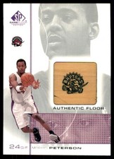 2000-01 SP Game Floor Authentic Floor Morris Peterson Floor Toronto Raptors #MP