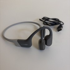 Shokz OpenRun S803 Bone Conduction Headphones - Gray Charger Included 