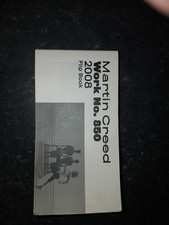 Martin Creed Work No 850 extremely  rare 2008 Flipbook (Tate Britain)