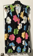 SHEIN line Women’s Notched Neck Casual Cap Sleeve Summer dress XL
