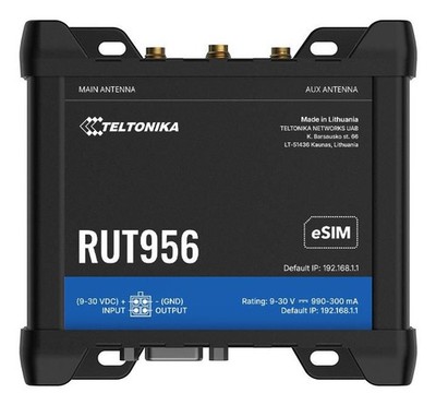 Teltonika Networks W128998300 RUT95623B600 RUT956 (EU) 4G LTE ROUTER  with e ~E~