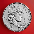 🇺🇸 🗽 1776 ~ 2026-D 10C Emerging Liberty Dime NEW Design in 2×2 Coin Flip - BU